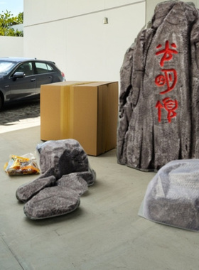 定制橱窗影楼舞台仿真假山雕塑