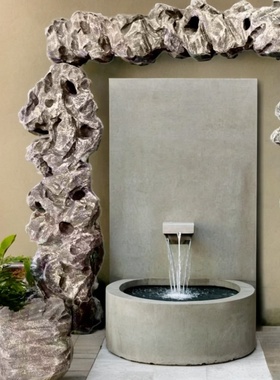 仿真造景泡沫太湖石橱窗定制