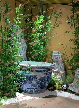 定制泡沫仿真石头假山造景道具