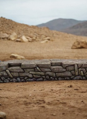 定制仿真泡沫石头道具战壕堡垒