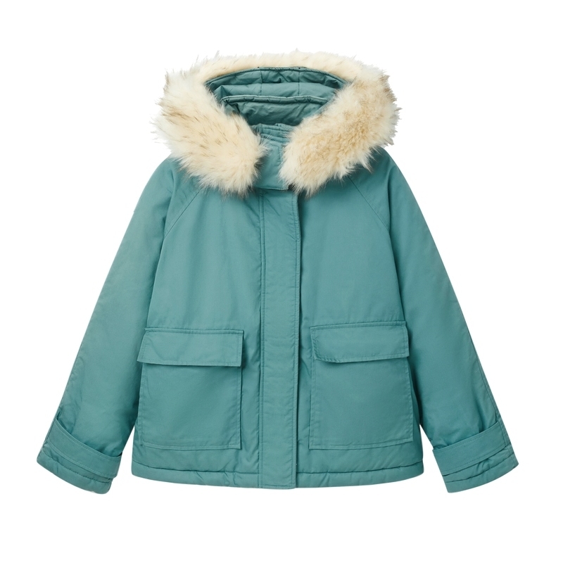 森马2020年冬季新款工装派克棉服 森马妙步棉衣/棉服