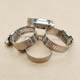 Stainless steel throat clamp tightening durable proportional hardware