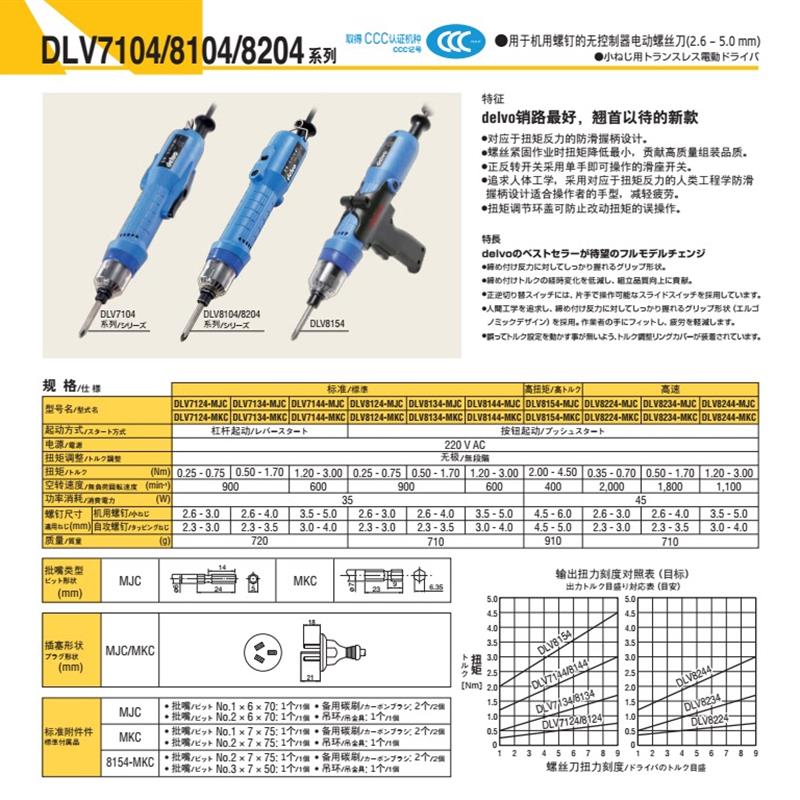 电动螺丝刀DLV8144-MJC/MKC原装DELVO无控制器现货供应[议价] - 图1