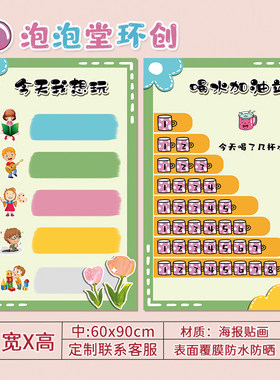 幼儿园马卡龙粉开学季环创班级公约进餐流程家园栏墙布置材料贴画