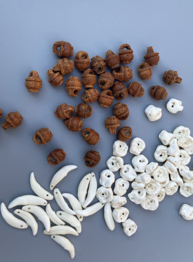 野生桃核桃蓝桃木手链纯手工雕刻桃篮婴儿摇篮宝宝桃筐饰品吊坠