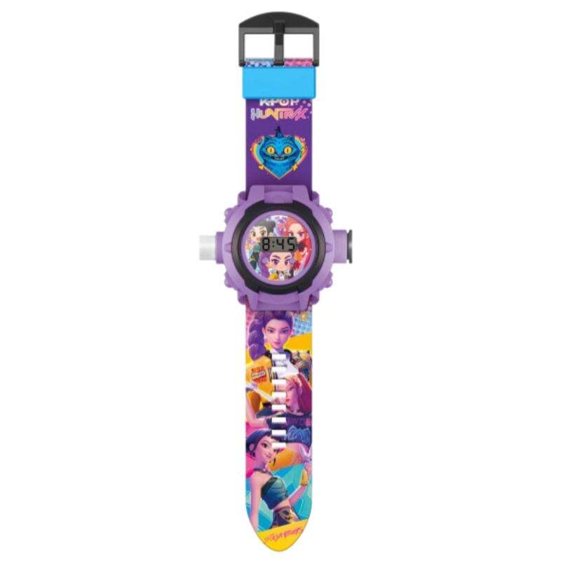 Cross-border new product kpop witch hunter group projection watch 24 patterns children's electronic luminous watch toy gift