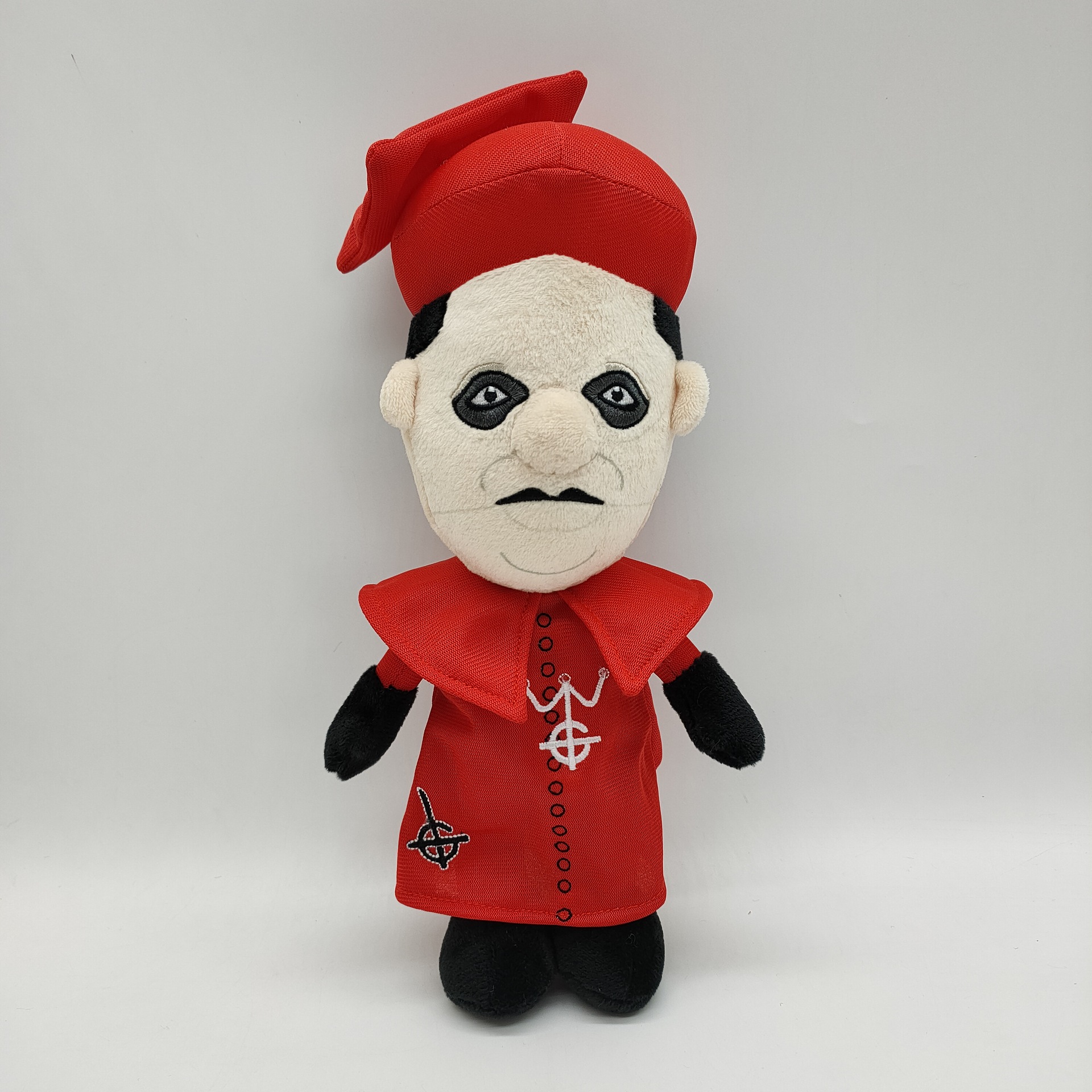 万圣节恶搞goast cardinal copia plush红衣主教公仔玩偶毛绒玩具 - 图1