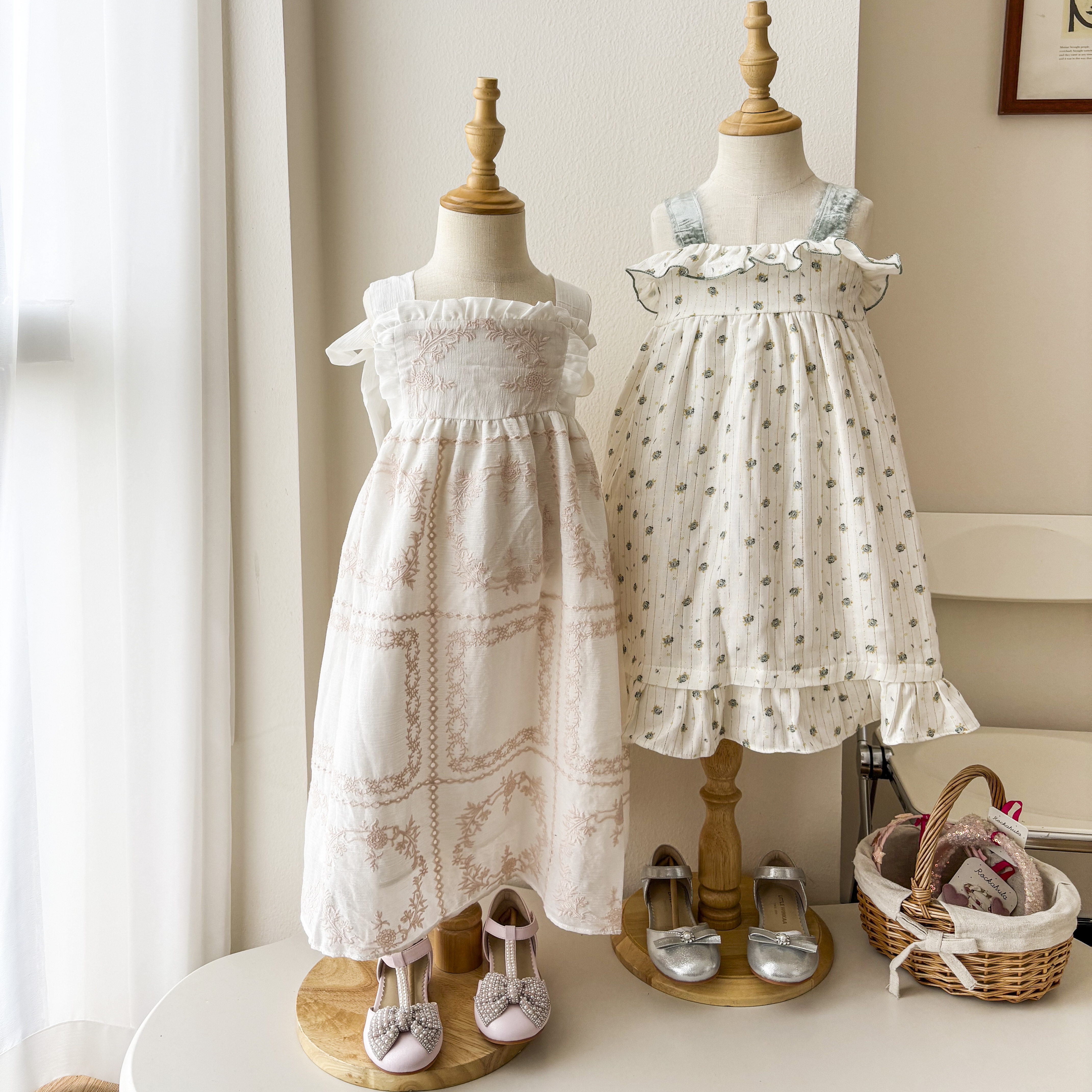 54 Little家现货  Cosmosophie SS25春夏女宝纯棉碎花吊带连衣裙,淘宝优惠券,粉丝福利购,淘宝优惠卷