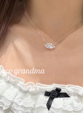小红书爆款马眼钻锁骨链女百搭