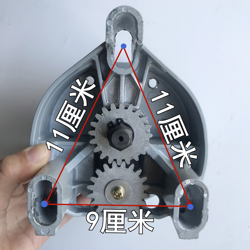 电动卷帘门电机齿轮箱总成机脚配件一整套齿轮变速箱电机配件大全