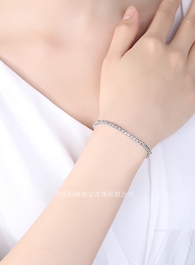 四爪款莫桑石手链925莫桑钻