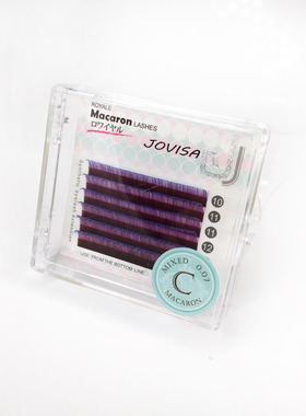 jovisa马卡龙三色渐变夸张睫毛