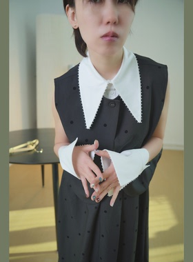 静酷时髦～假领子袖套