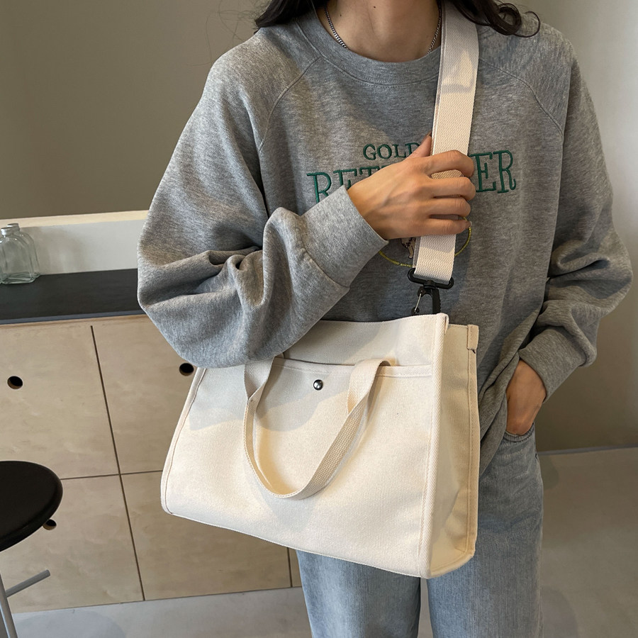 韩版帆布斜挎包大容量饭盒包妈咪外出手提包手拎包上课通勤文件包,淘宝优惠券,粉丝福利购,淘宝优惠卷