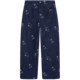 Luo Luo Gongjie embroided ກາງເກງ jeans ຂອງແມ່ຍິງ