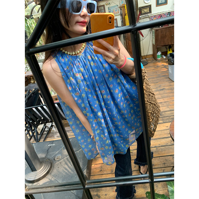 Luo Luo Jie ເສື້ອ chiffon ດອກຂອງແມ່ຍິງ