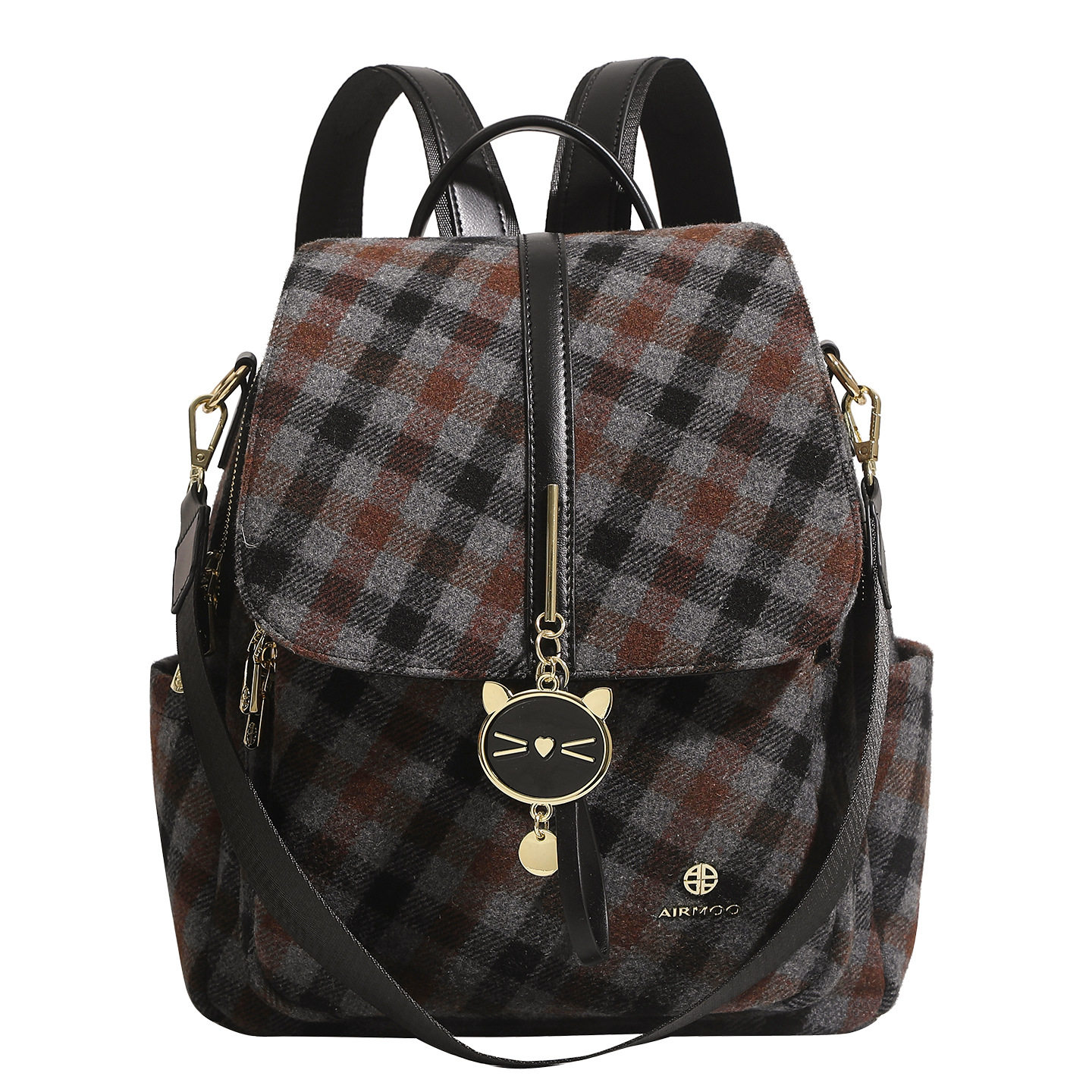 百搭大容量休闲双肩包包女2025新款简约时尚轻便可单肩女背包,淘宝优惠券,粉丝福利购,淘宝优惠卷