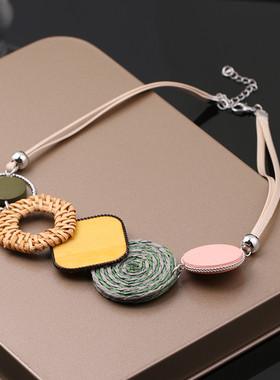 短款百搭挂件装饰品小裙子项链