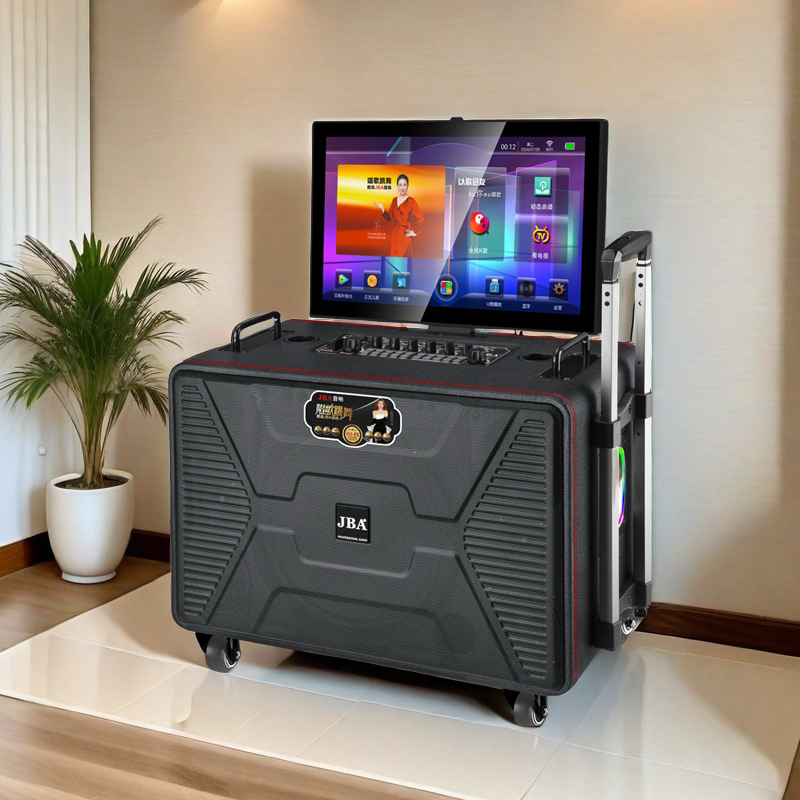 JBA专业户外k歌带显示屏拉杆点歌音响广场舞移动便携式卡拉OK音箱,淘宝优惠券,粉丝福利购,淘宝优惠卷