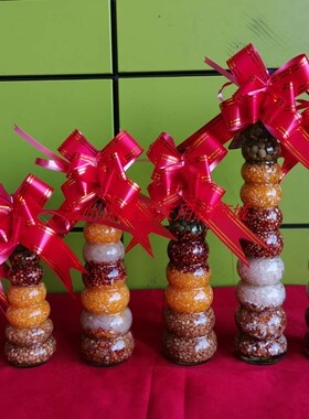 温州习俗新房红绸十全十美装饰球