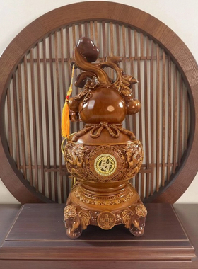 百福招财葫芦摆件客厅玄关