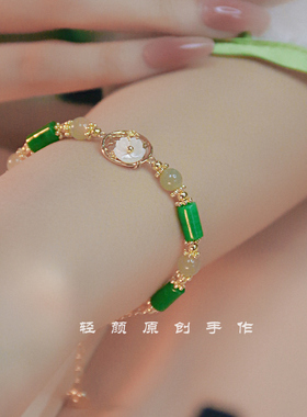 女和田玉手链in小众原创设计送礼