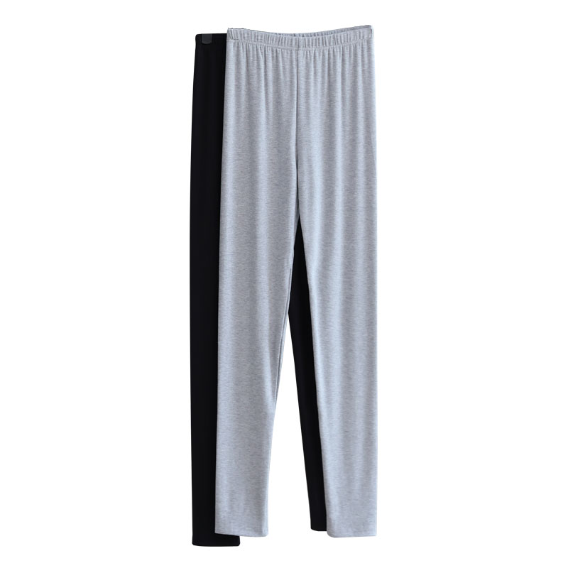 莫代尔秋裤薄款女士内穿高腰高弹外穿秋冬打底裤大码加厚保暖棉裤