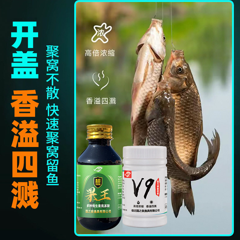 国之良V7升级版V9诱鱼粉钓鱼小药诱鱼剂果王鲫鱼鲤鱼野钓黑坑,淘宝优惠券,粉丝福利购,淘宝优惠卷