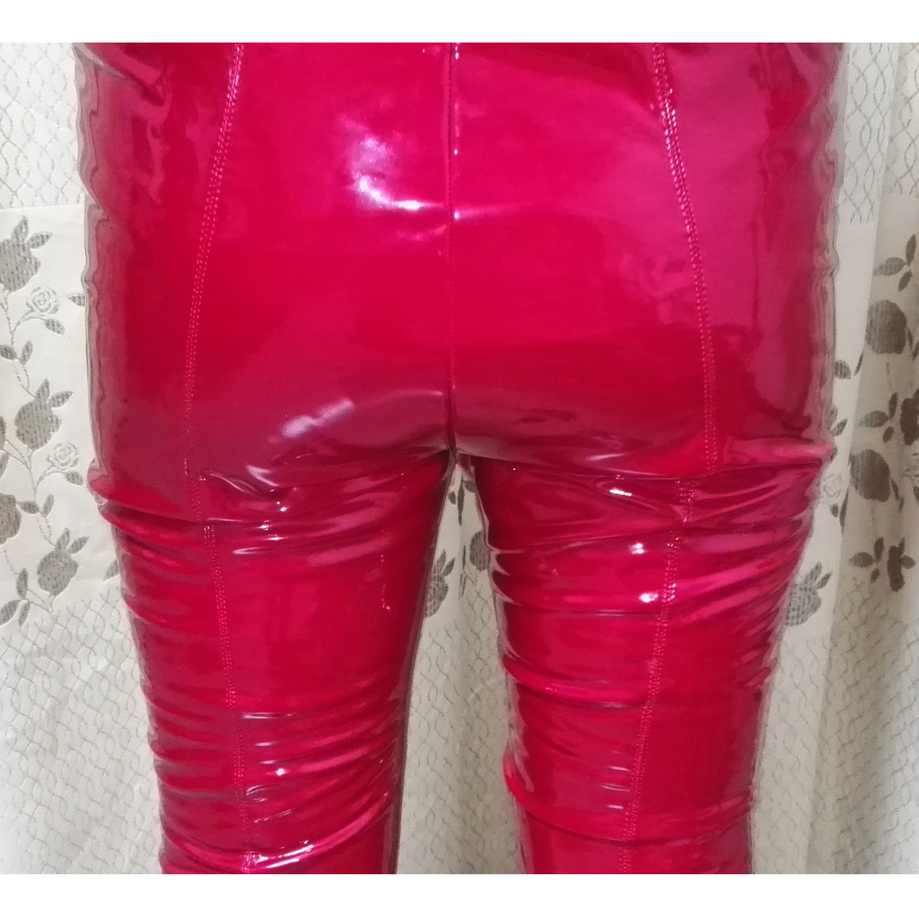 私人定制 四面弹力漆皮裤靴尖头超高跟女靴34-42连体裤靴,淘宝优惠券,粉丝福利购,淘宝优惠卷