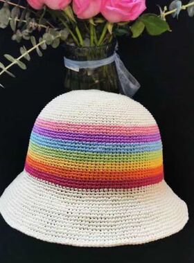 进口纯棉质细棉草夏季钩编帽子包包手工DIY可水洗拉菲草一团150克
