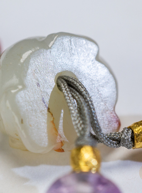 水晶玛瑙和田玉松石24k多宝手链