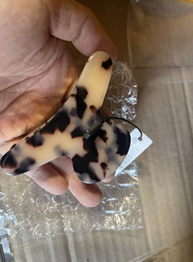 创意新款复古醋酸金属星星抓夹后脑勺后脑勺百搭盘发鲨鱼夹子发饰