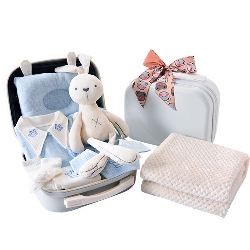 新生婴儿衣服礼盒套装月子礼物送产妇实用出生满月宝宝见面礼高档