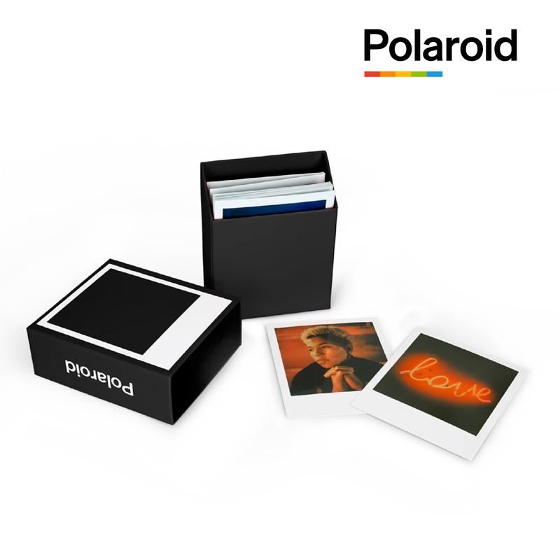 Polaroid宝丽来照片相盒PhotoBox装40张600 SX70 itype纸收纳保护 - 图1