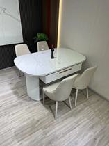 Cream Wind rock plate Island Terra table Tea table mahjong table one-piece multifunctional fully automatic electric silent mahjong machine