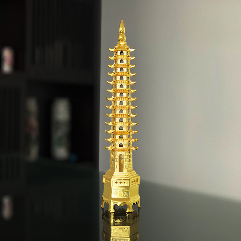 文昌塔铜十三层9九层13办公桌摆件书房旗舰店2025工艺品笔钥匙扣,淘宝优惠券,粉丝福利购,淘宝优惠卷