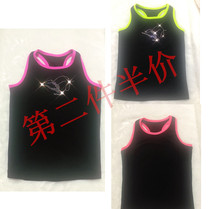 (Jump rhythmic gymnastics) rhythmic gymnastics training vest training suit I-word vest hot drill