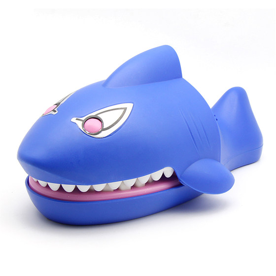 Hand biting big mouth shark tooth extraction parent-child trick toy