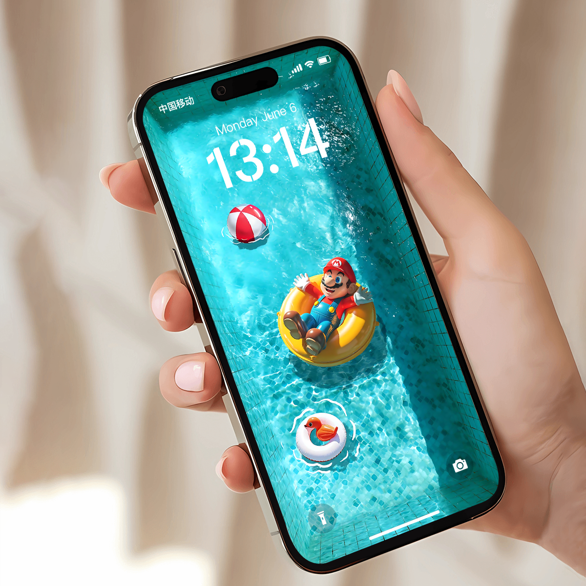 手机壁纸马里奥欧泳池超级玛丽任天堂3D苹果iphone4k高清主题147
