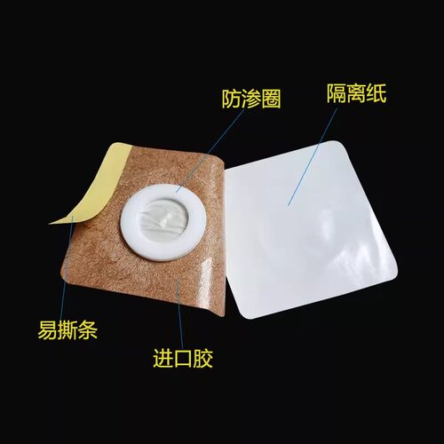 肤色水刺布5乘5圈1.5膏贴布三九三伏贴穴位贴肚脐贴空白敷贴胶布 - 图2