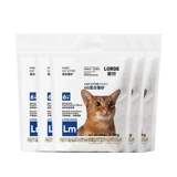 Lorde смешивание кошачьего мусора 2,5 кг*4 упаковка песчаной почвы тофу может спешить в туалет, чтобы дезодорировать и пыльно -маленькое черное ядро