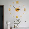 No punching light luxury silent wall clock wall decoration home wall clock high-end living room bedroom clock wall sticker clock