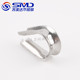 Sumeda 304 stainless steel ring chicken heart ring sheath wire rope triangle ring protective cover triangle ring boast
