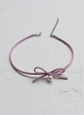 choker珍珠日常百搭锁骨链