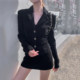 Small fragrant style suit, thick suit jacket, elegant short skirt