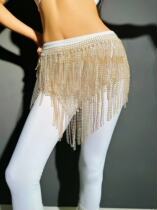 Belly dance net drilling for a star flow Su Hip Towel Bright Drill Waist Chain Double Triangle with a new style