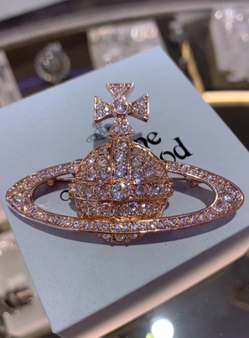 MINI BAS RELIEF大号小号胸针VIVIENNE WESTWOOD土星西太后BROOCH