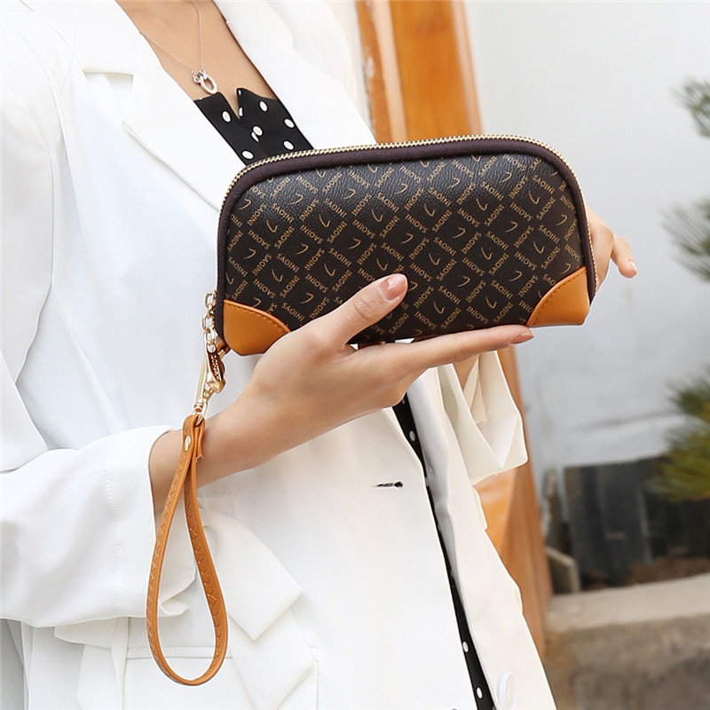 2025新款女士手拿包日韩百搭手腕包时尚印花手机包妈妈休闲钱包,淘宝优惠券,粉丝福利购,淘宝优惠卷