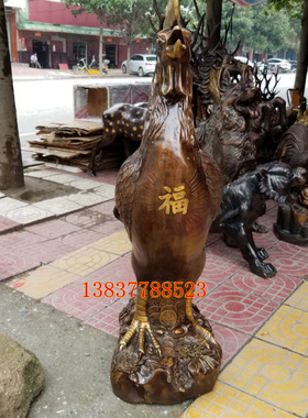 镇宅风水招财定做摆件生肖鸡