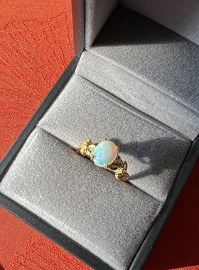 捡漏天然绿松石水晶纯银戒指 海纹石紫水晶绿松石南红石榴石 Y999